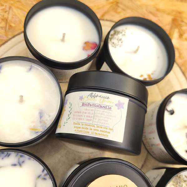 bomboniera battesimo candela bimba